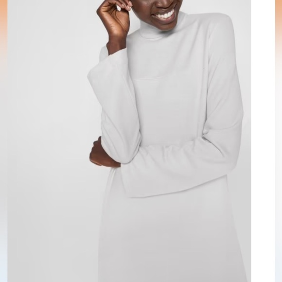 MAXMARA LEISURE Label-cut Trento Jersey Turtleneck Long Sleeve Dress.Size: S New - Picture 8 of 16